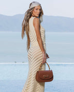 conjunto modal tricot creme brisa