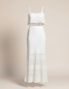 conjunto tricot branco aura mediterrânea