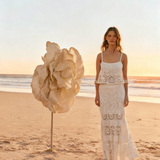 conjunto tricot branco aura mediterrânea