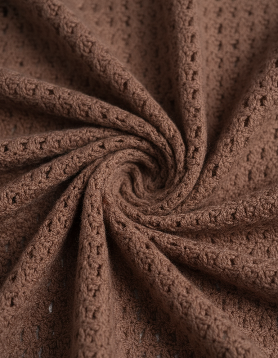 saída de praia tricot marrom trancoso